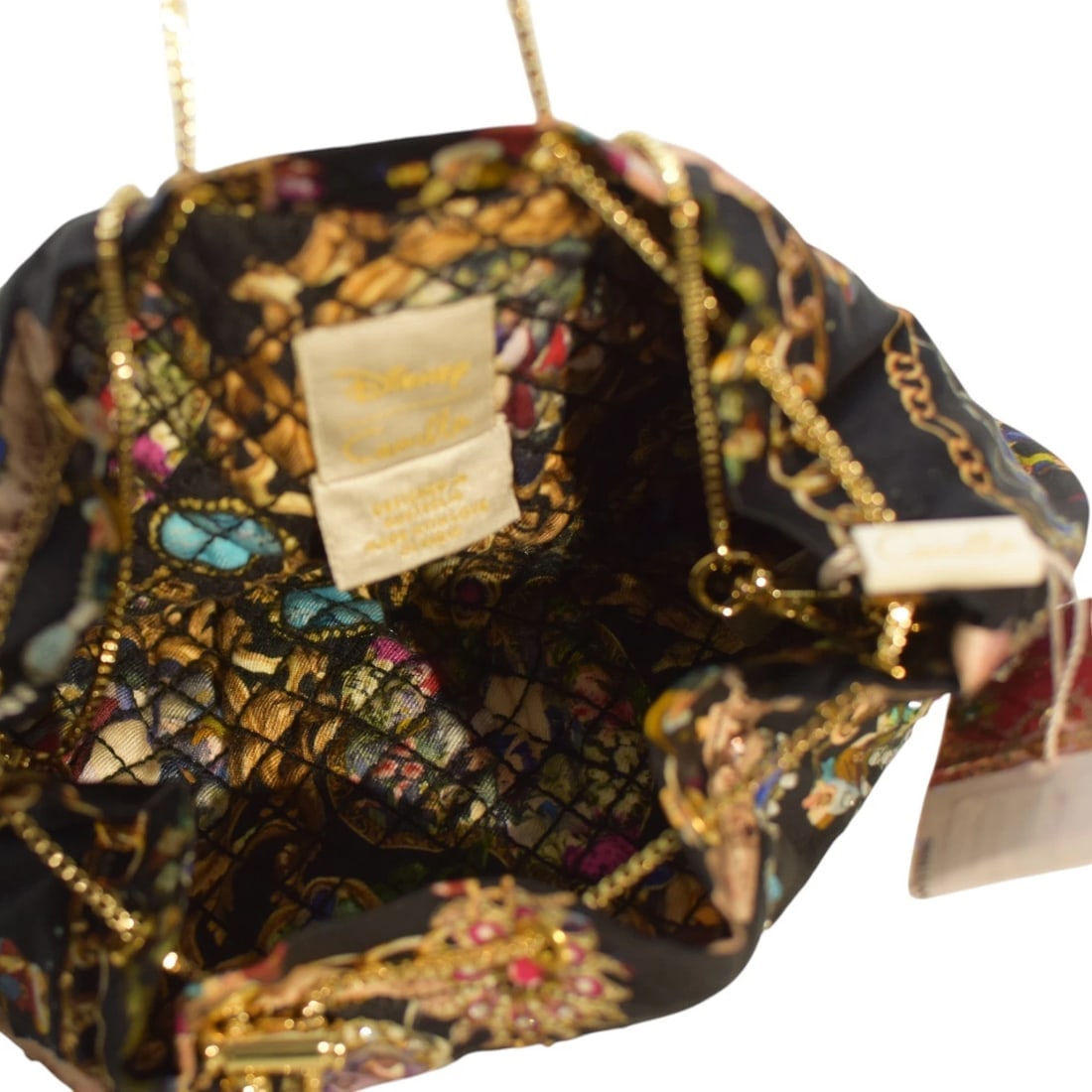 Camilla x Disney The Happily Ever After Drawstring Pouch With Chain Strap - 16