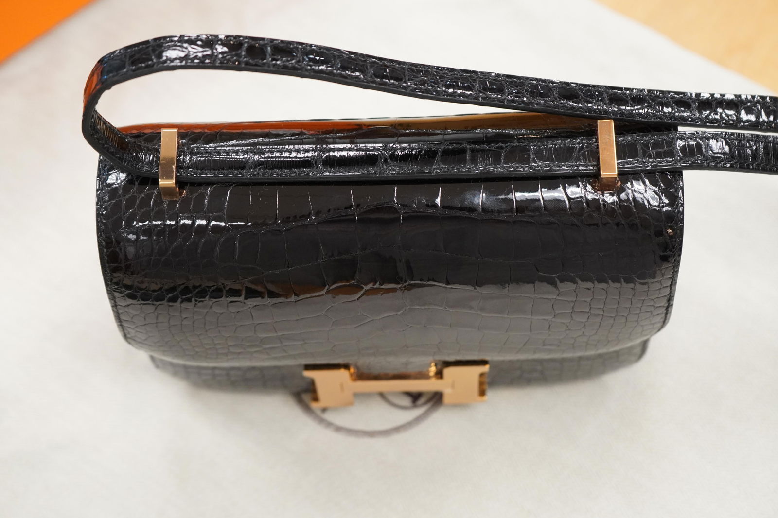 Hermes Black Crocodile Constance bag - 12