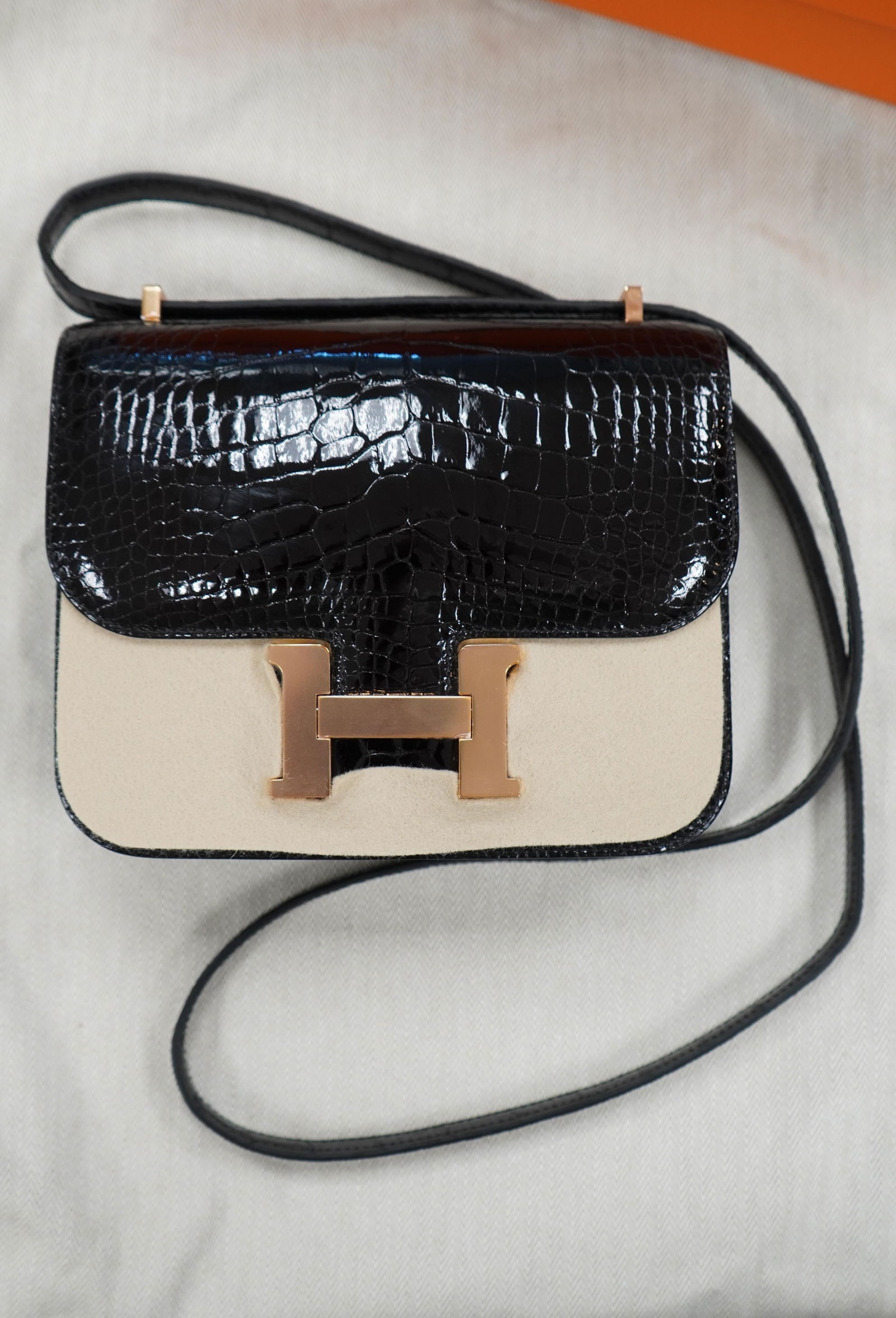 Hermes Black Crocodile Constance bag - 17