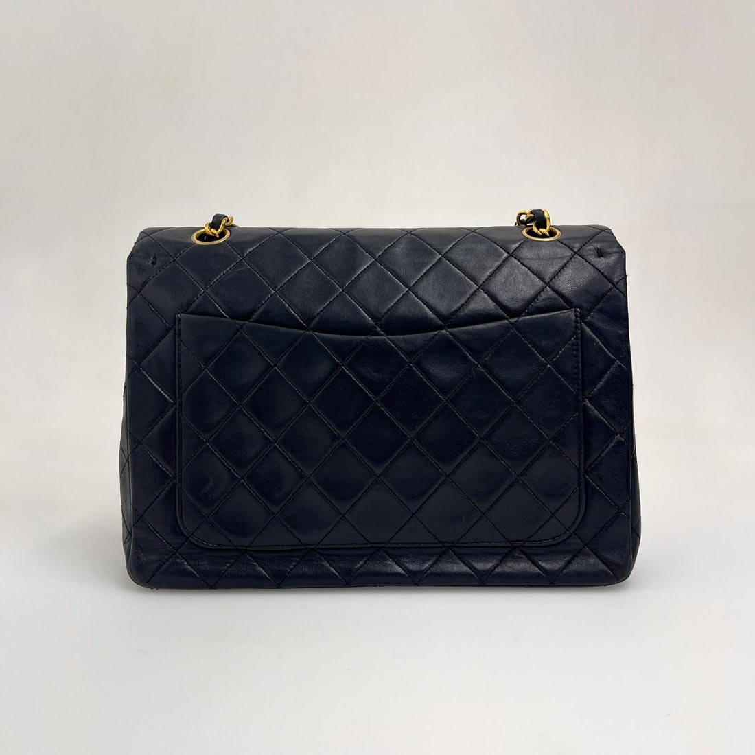 CHANEL Timeless Classic 25 Double Flap Bag in Black Leather - 5