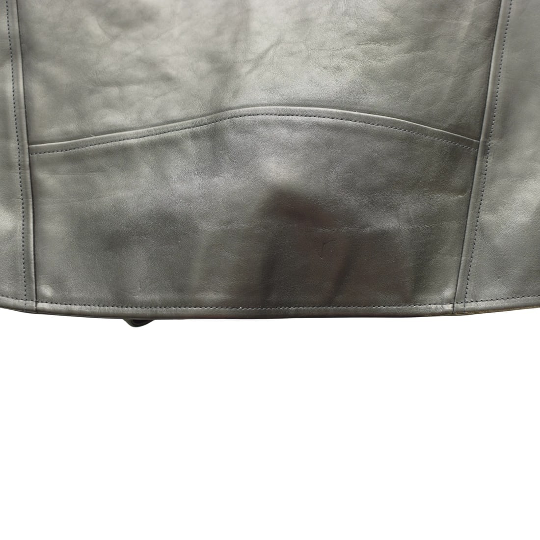 Louis Vuitton 1AGJEO Shearling Collar Evening Black Leather Biker Jacket 5 700€ - 13