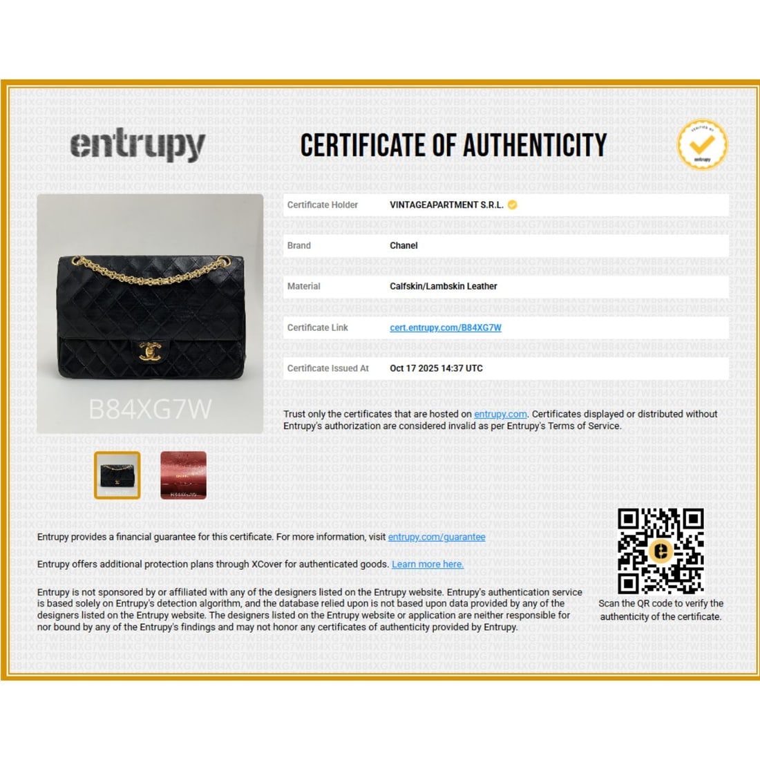 CHANEL Timeless Classic Double Flap in Black Lambskin - 13