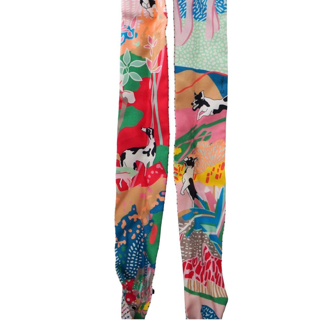 Hermès Constance Belted Wallet in Blue Evercolor Leather with Silk Twilly - 12