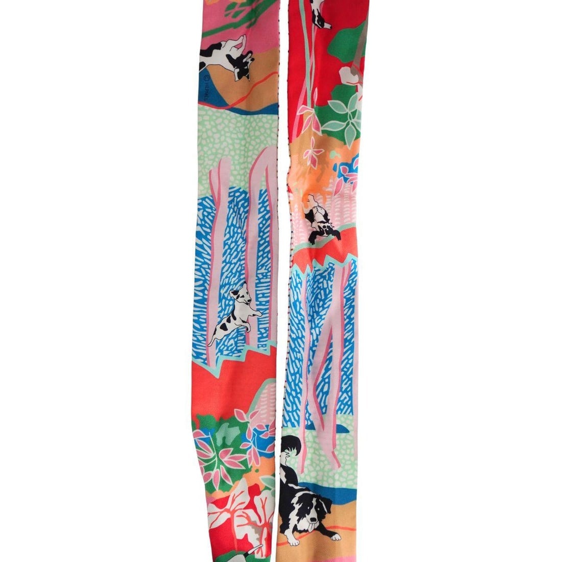 Hermès Constance Belted Wallet in Blue Evercolor Leather with Silk Twilly - 13