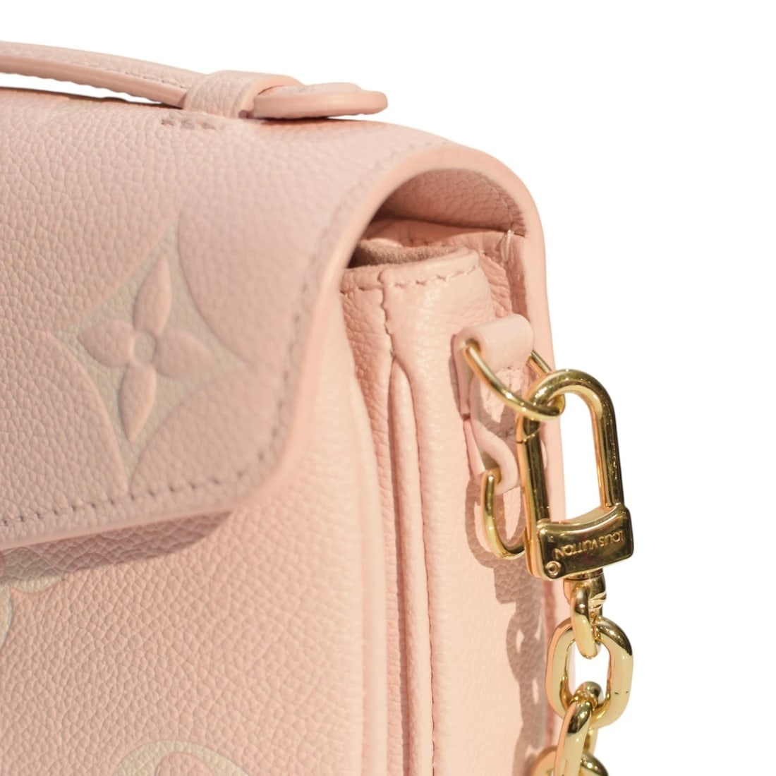 Louis Vuitton Pochette Métis Monogram Empreinte Giant Rose Poudre Pink Leather - 13