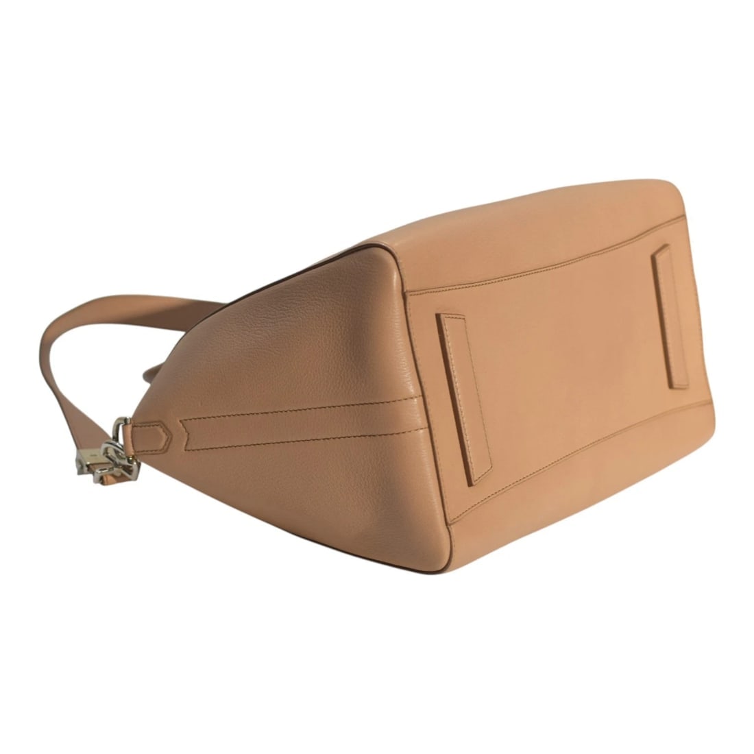 Givenchy Antigona Medium Bag in Nude Beige Leather with removable strap - 10
