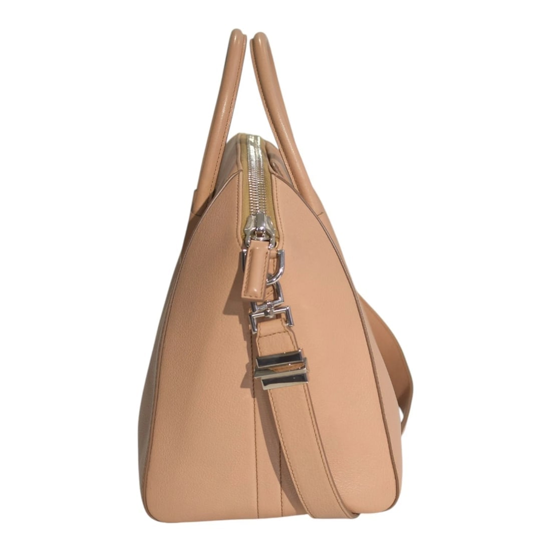 Givenchy Antigona Medium Bag in Nude Beige Leather with removable strap - 3