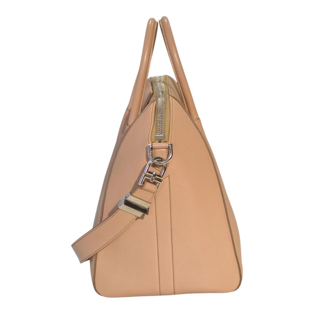 Givenchy Antigona Medium Bag in Nude Beige Leather with removable strap - 4