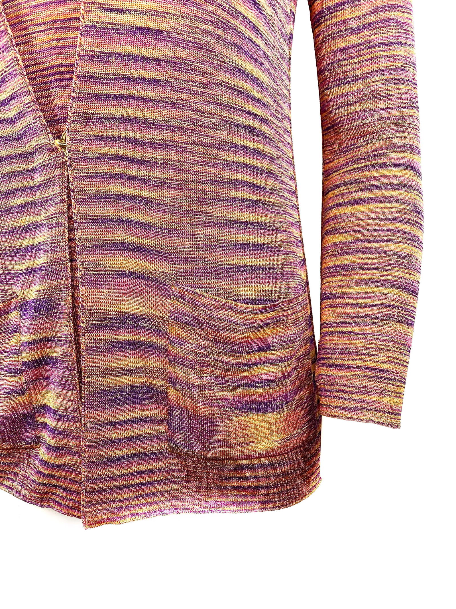 Missoni Multicolor Knit Sleeveless Top and Cardigan Set Size 40 - 10