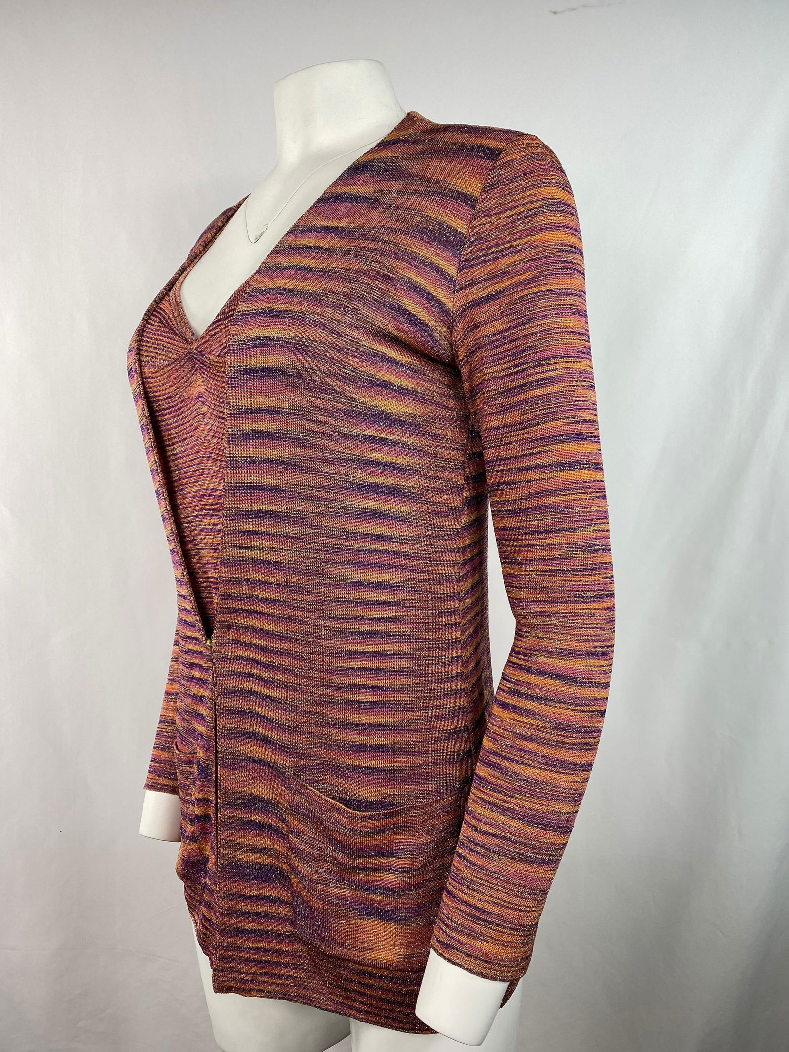 Missoni Multicolor Knit Sleeveless Top and Cardigan Set Size 40 - 11