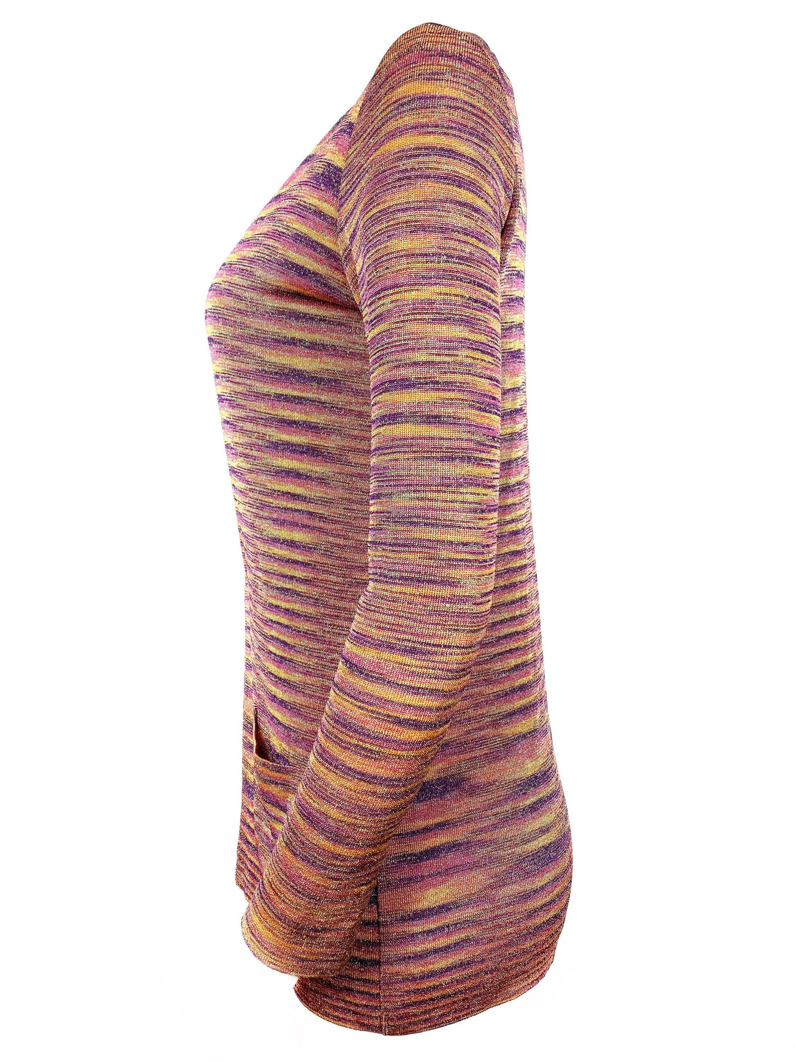 Missoni Multicolor Knit Sleeveless Top and Cardigan Set Size 40 - 12