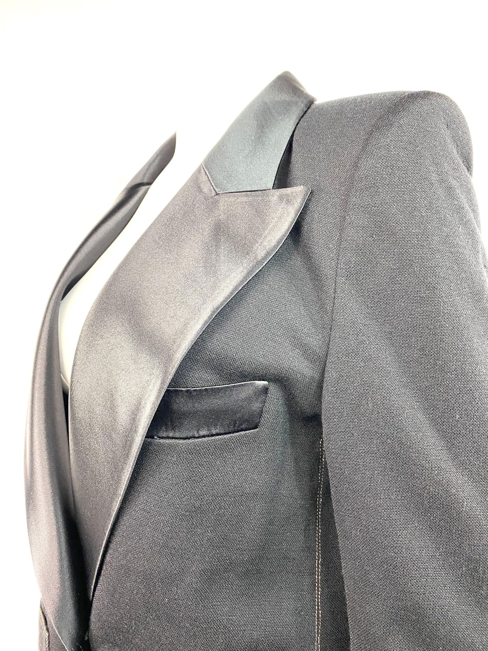 Sonia Rykiel Black Wool Blazer Jacket Size 38 - 12