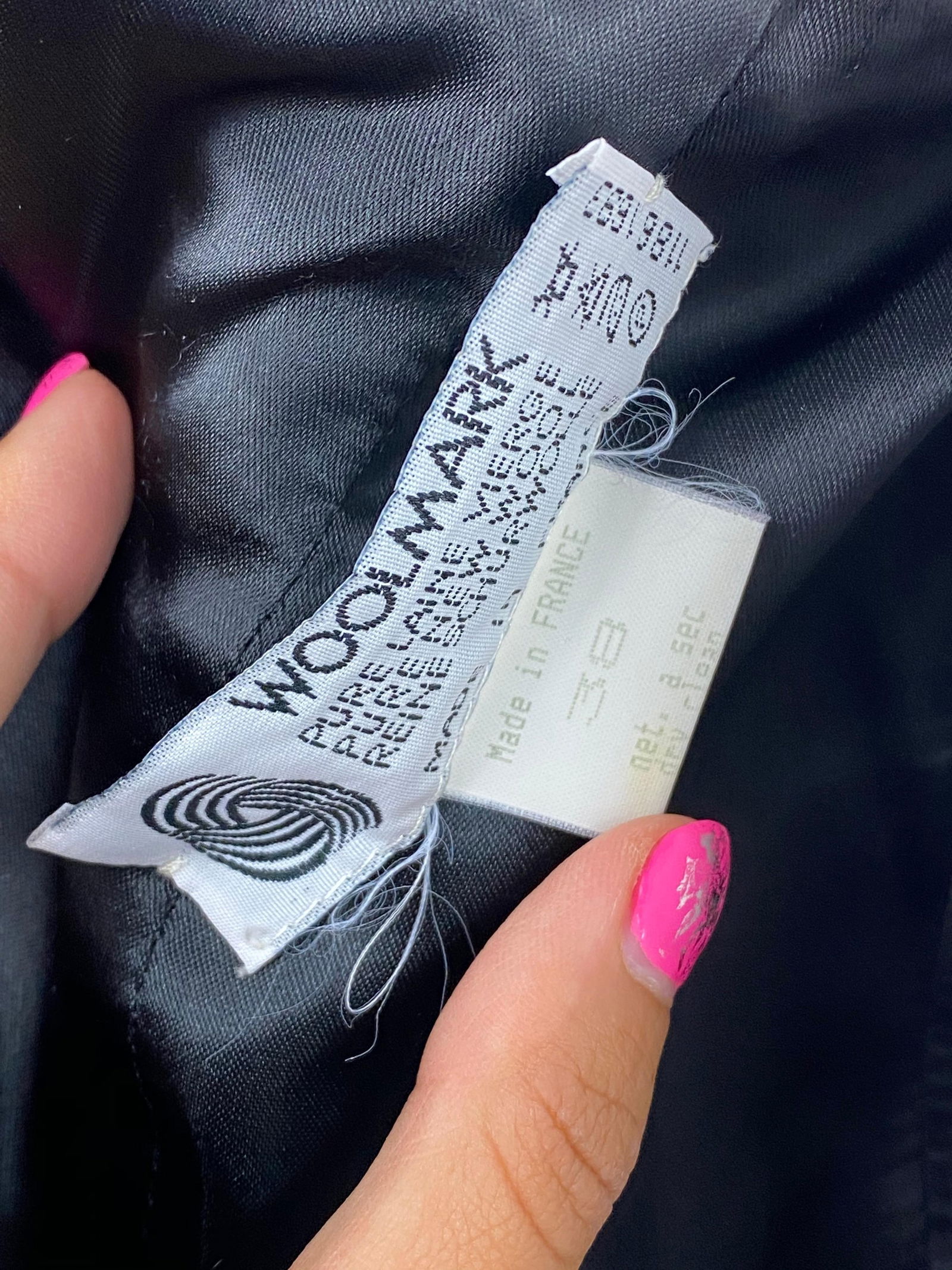 Sonia Rykiel Black Wool Blazer Jacket Size 38 - 5