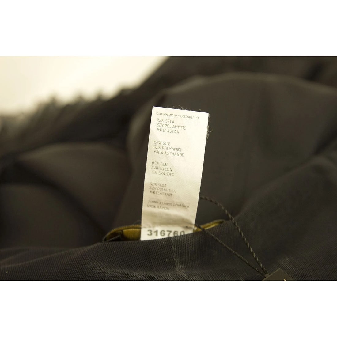 Versace New Black Floor Length Maxi Silk Evening Gown Halter Neck Dress sz 44 - 6