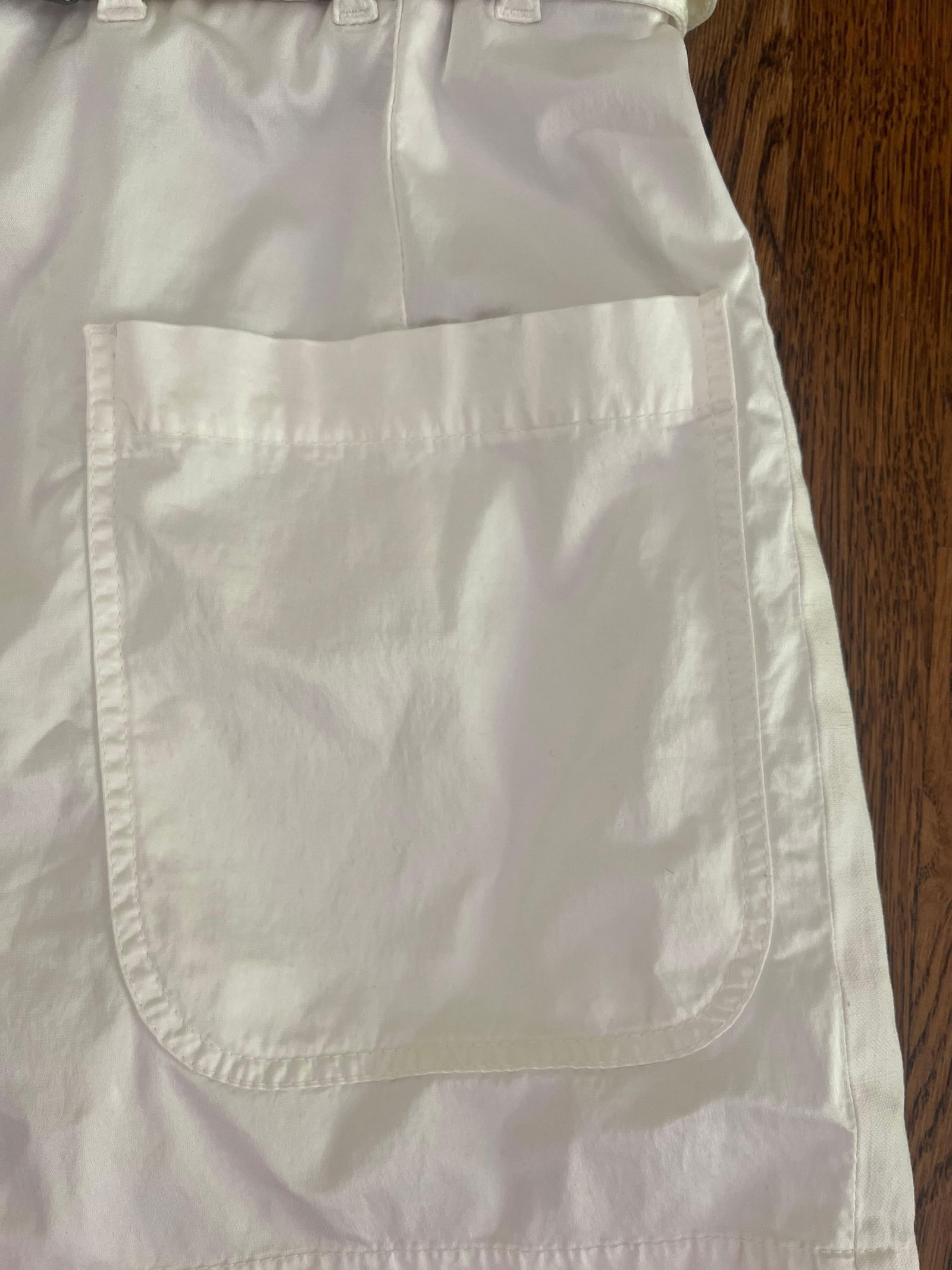 Brunello Cucinelli White Shorts, Size 42 - 8