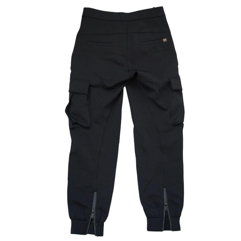 Louis Vuitton Black Technical Jersey Cargo Pants - 10
