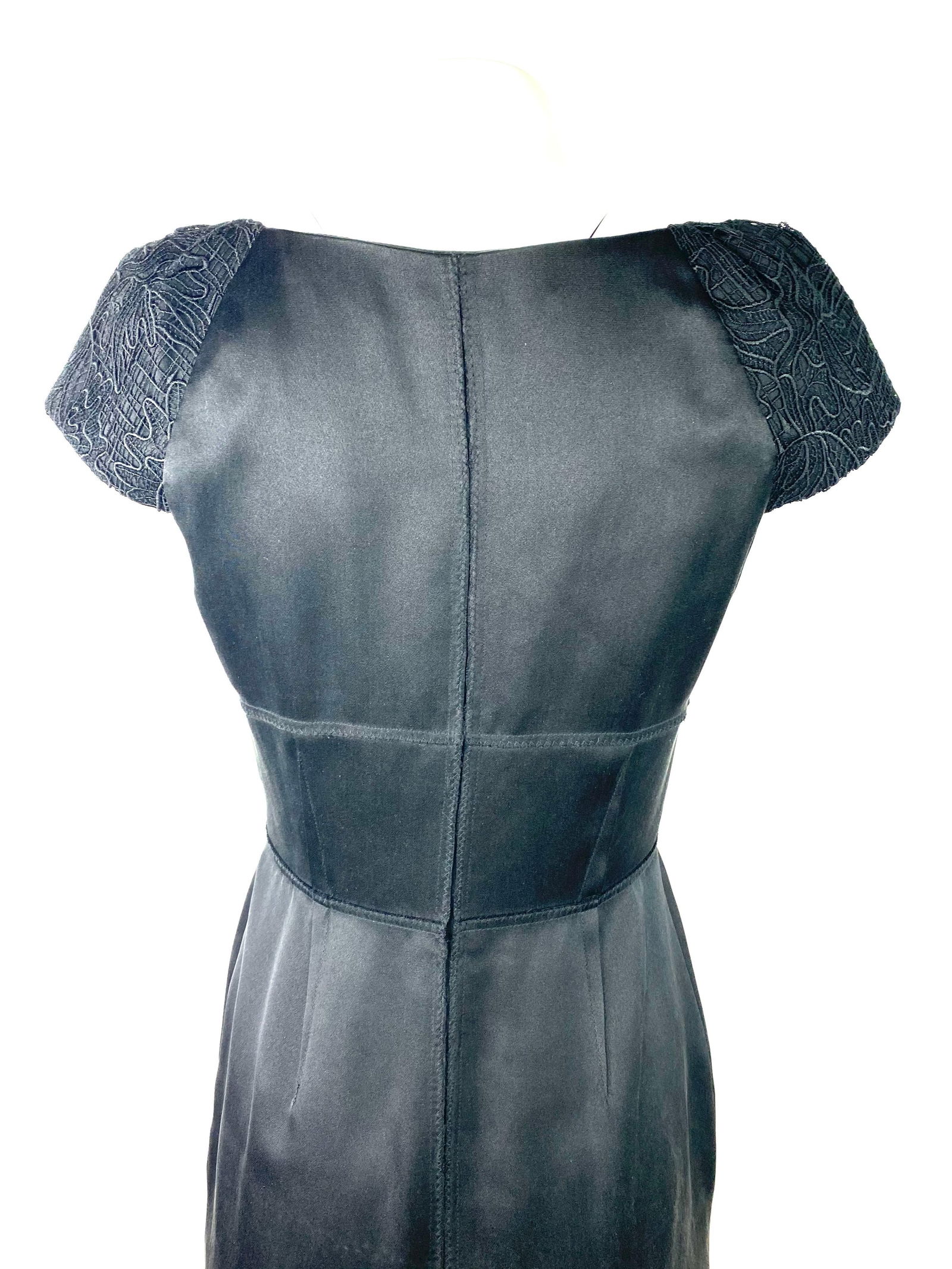 Proenza Schouler Black Silk Mini Dress, Size Small - 20