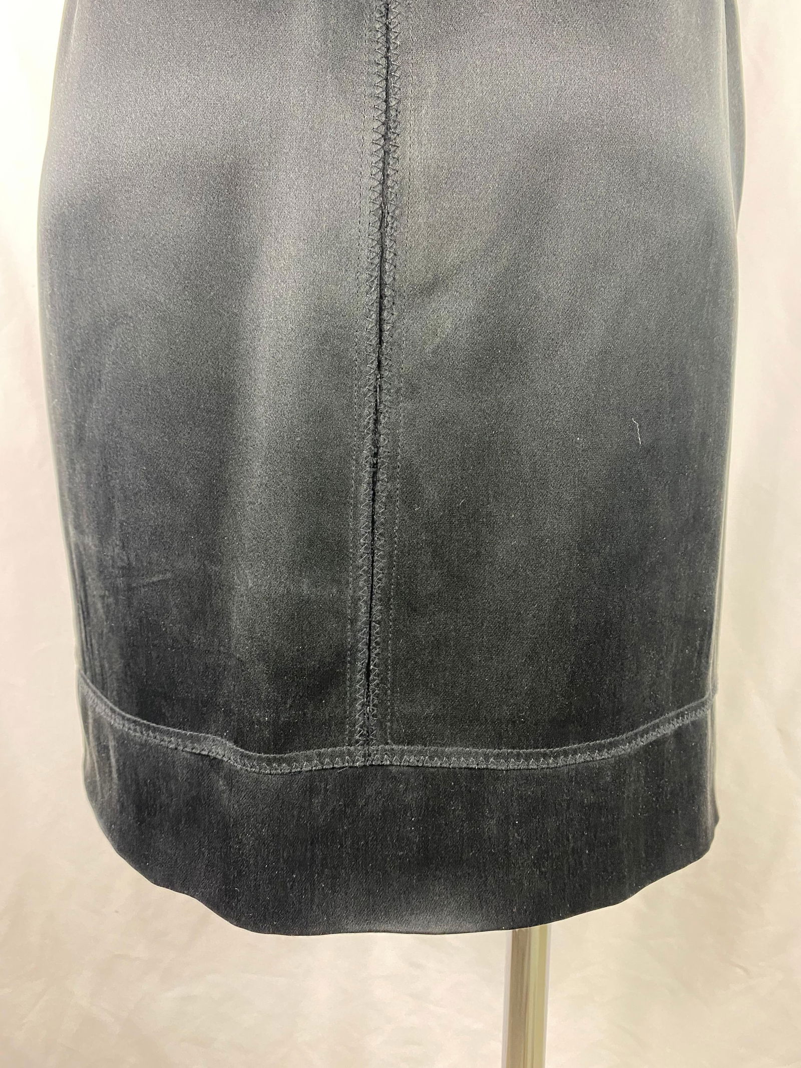 Proenza Schouler Black Silk Mini Dress, Size Small - 4