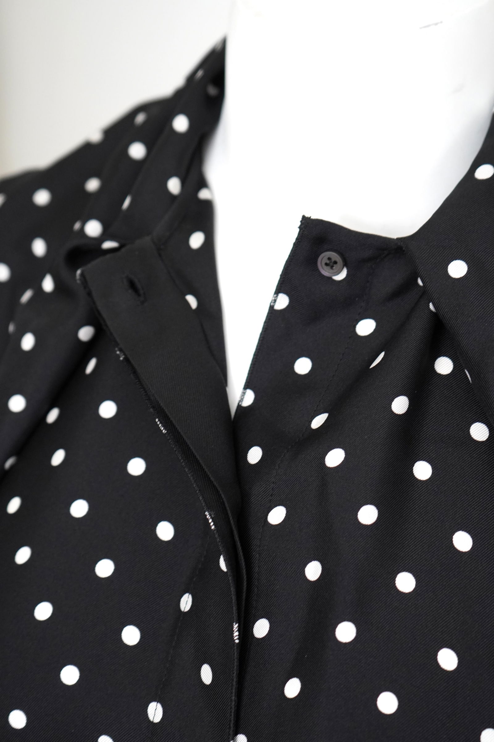 LOEWE Silk Polka-dot Long Sleeve Top - 13