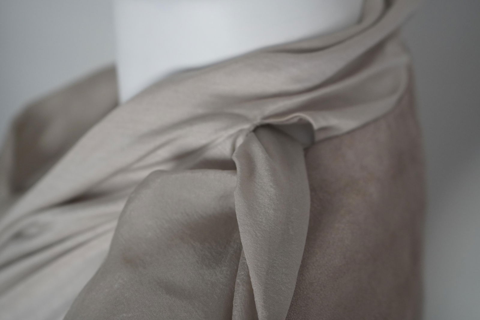 Rick Owens Silk Asymmetrical Draped Tunic - 10