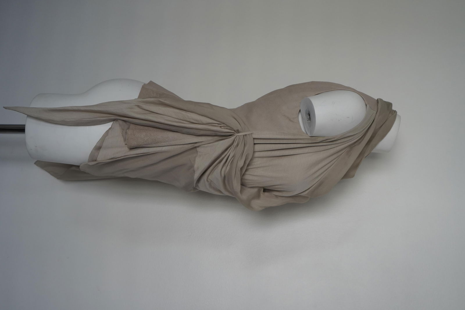 Rick Owens Silk Asymmetrical Draped Tunic - 11