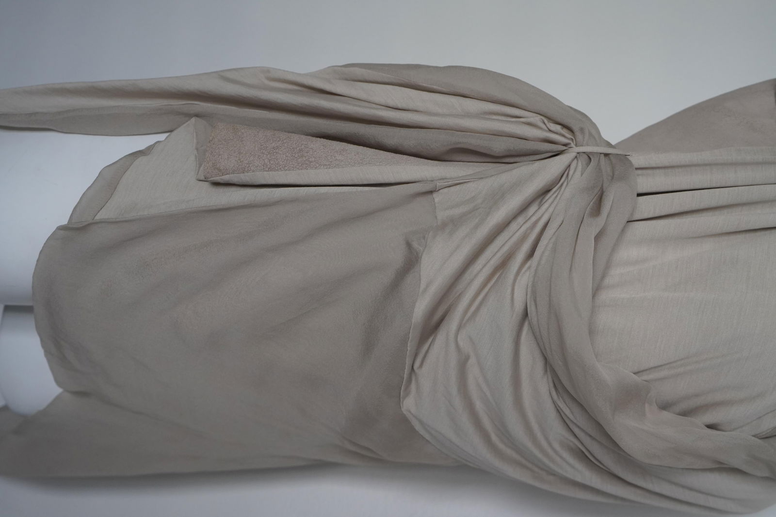 Rick Owens Silk Asymmetrical Draped Tunic - 20