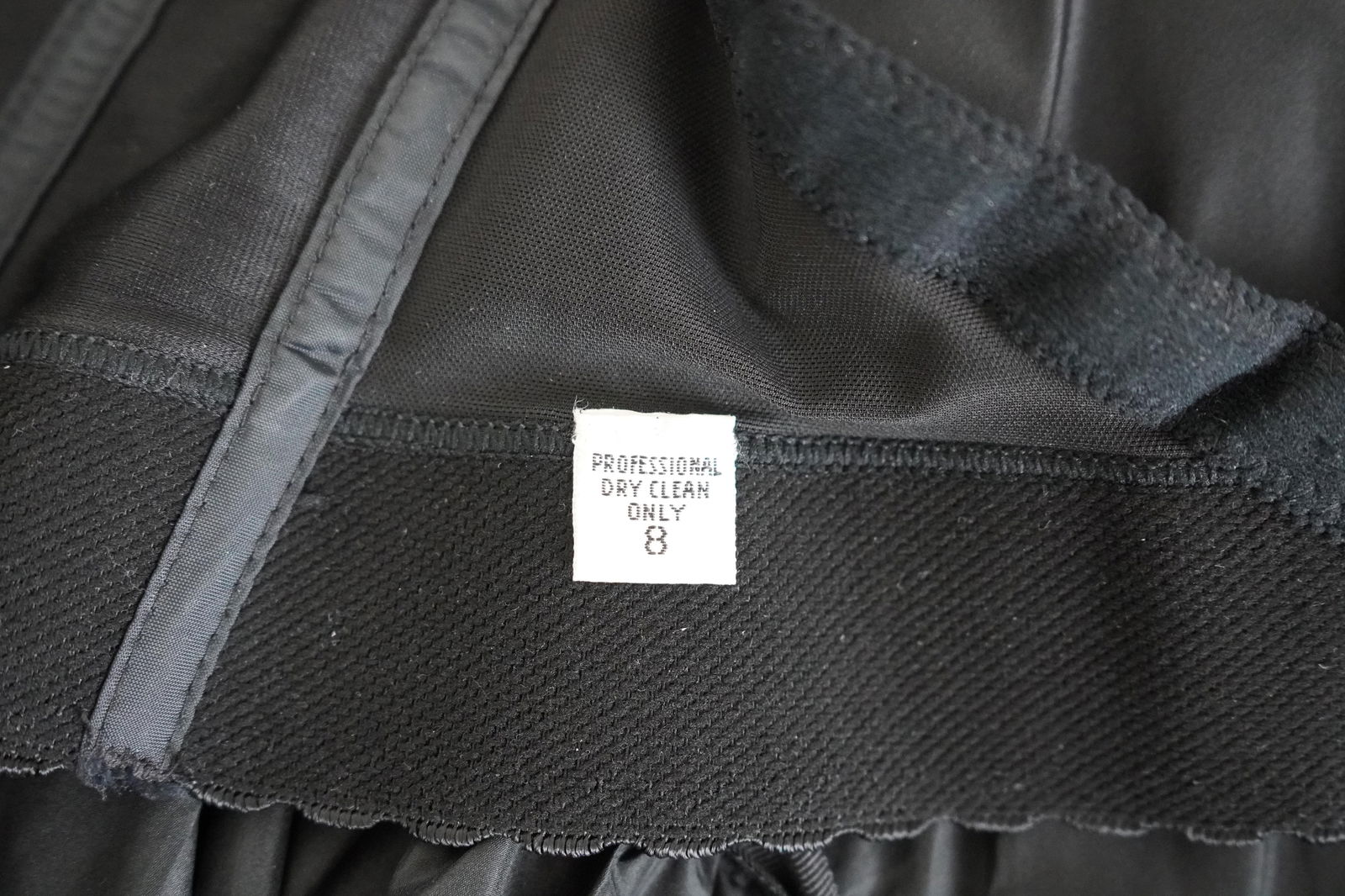 Vintage OSCAR DE LA RENTA Black Silk & Swarovski Maxi Evening Dress Gown Size 8 - 4