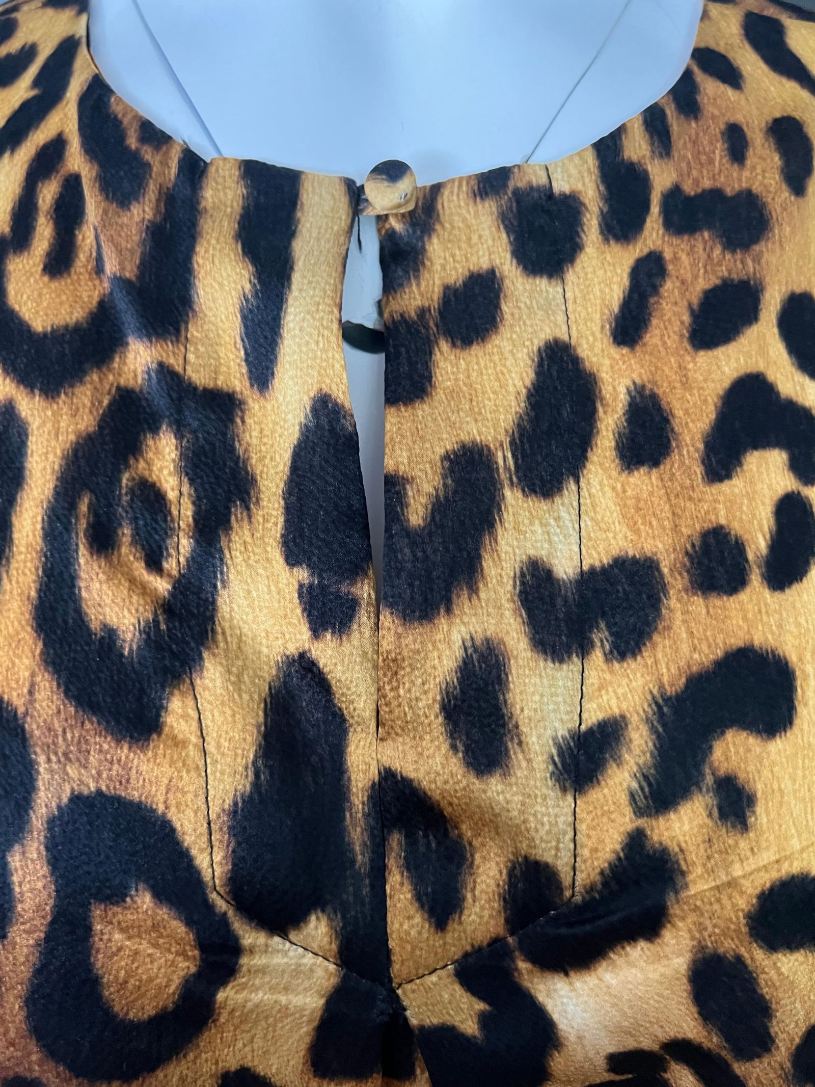 Adam Lippes Silk Leopard Top and Skirt Set - 10