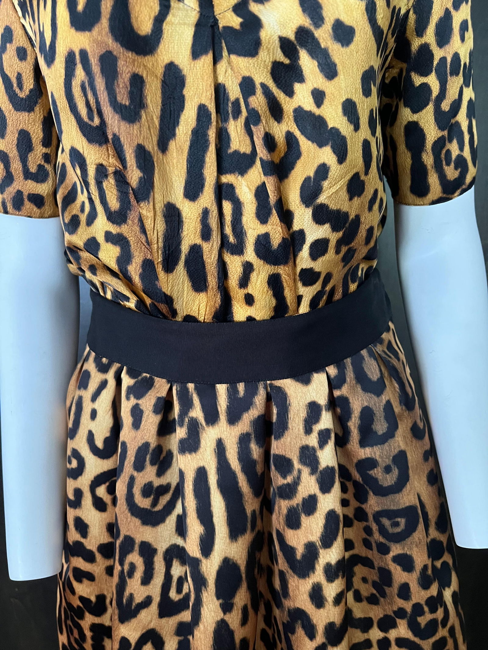 Adam Lippes Silk Leopard Top and Skirt Set - 11