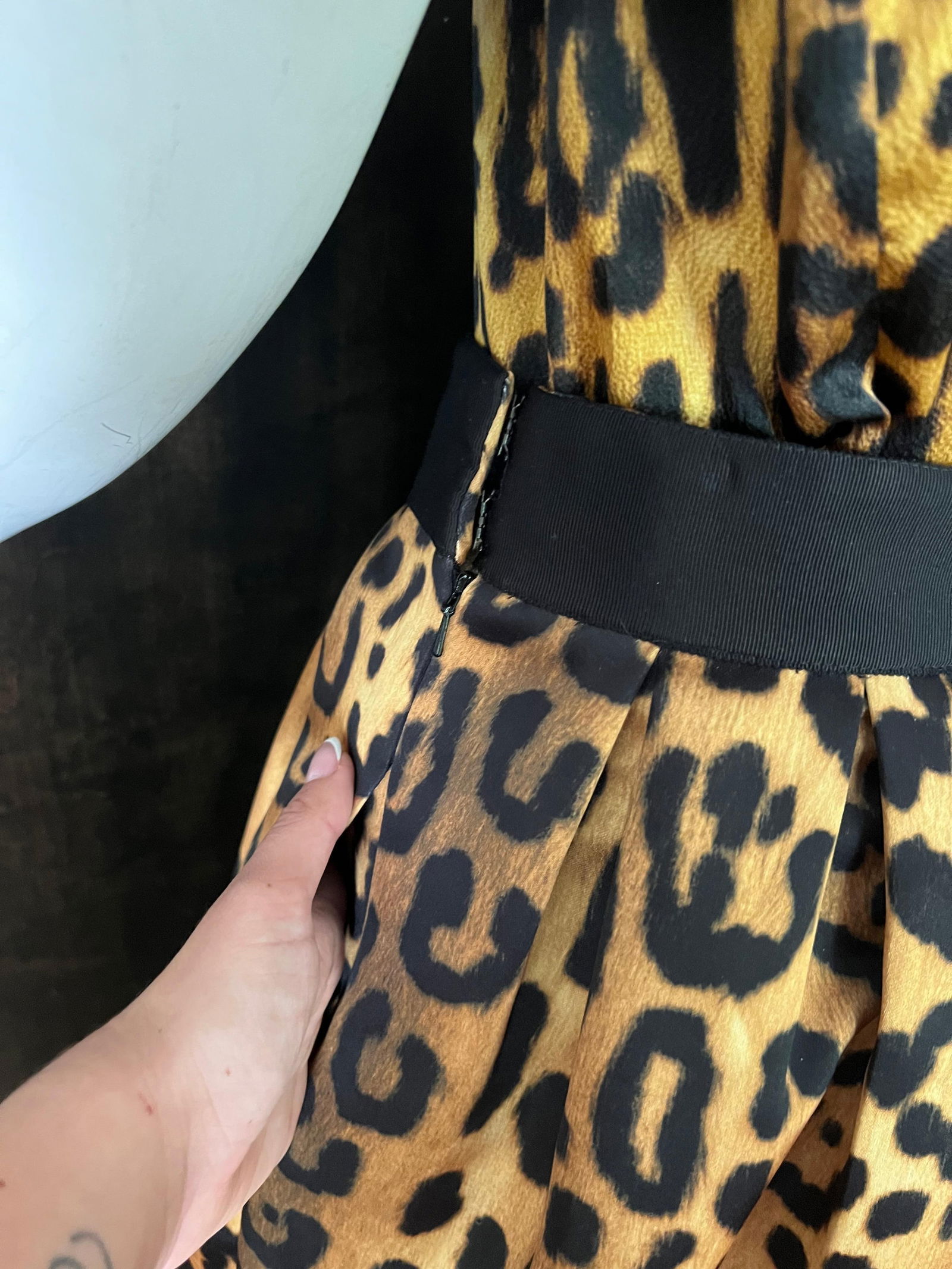 Adam Lippes Silk Leopard Top and Skirt Set - 12