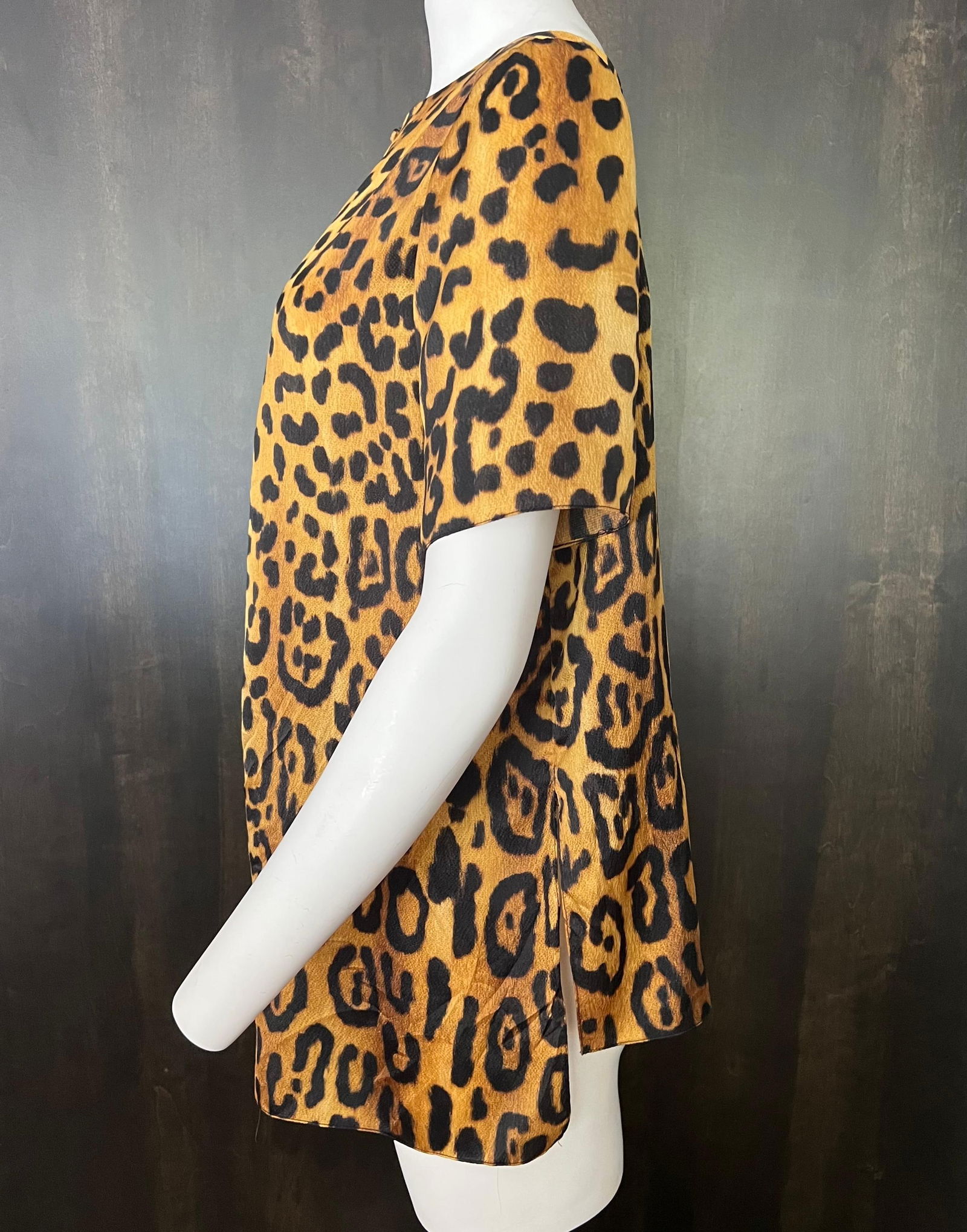 Adam Lippes Silk Leopard Top and Skirt Set - 14