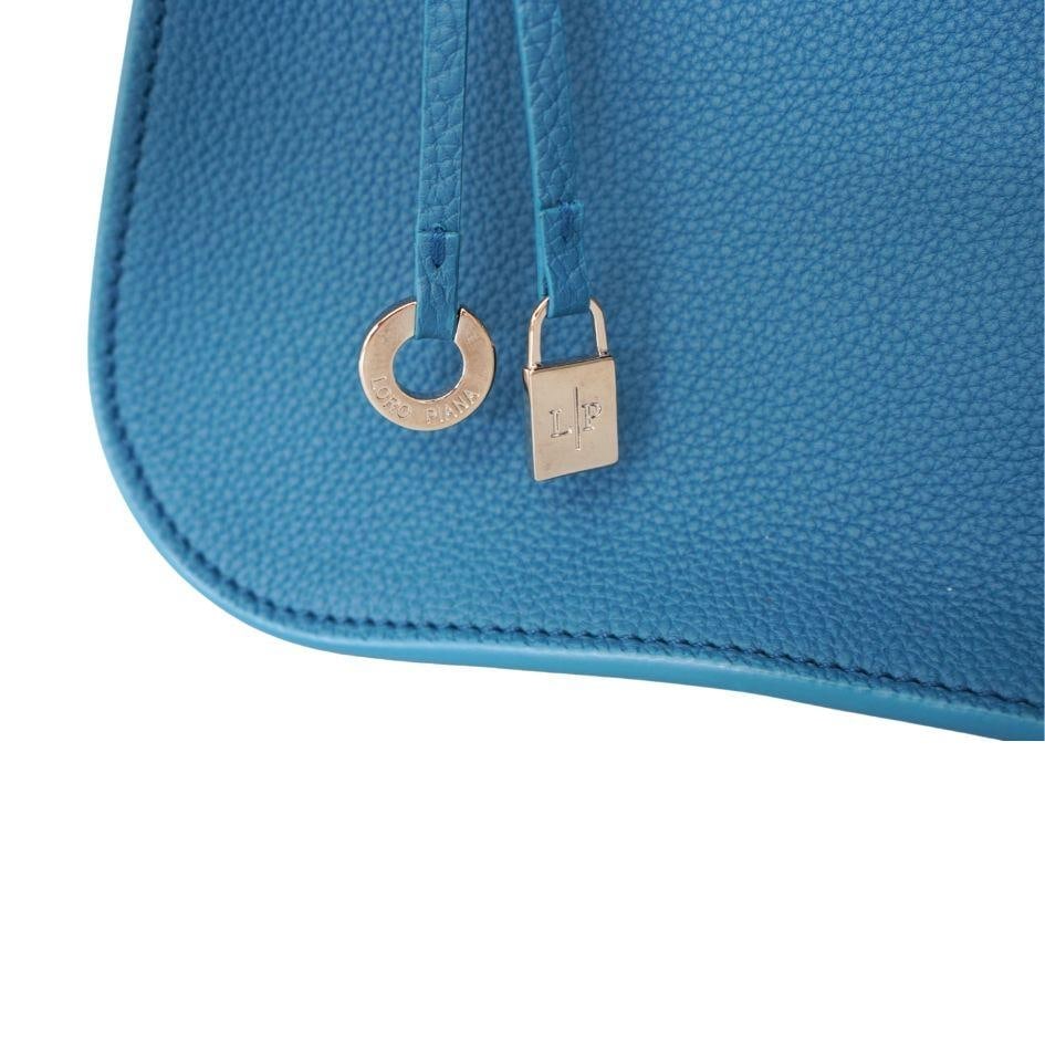 Loro Piana Mini Blue Milky Way Crossbody Bag - 12