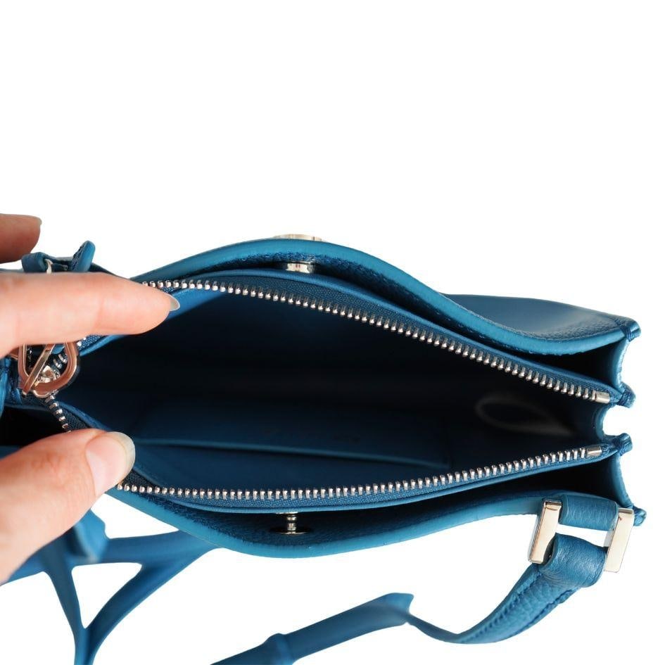 Loro Piana Mini Blue Milky Way Crossbody Bag - 16