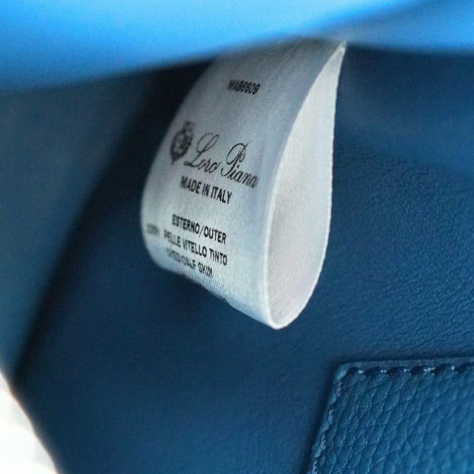 Loro Piana Mini Blue Milky Way Crossbody Bag - 5