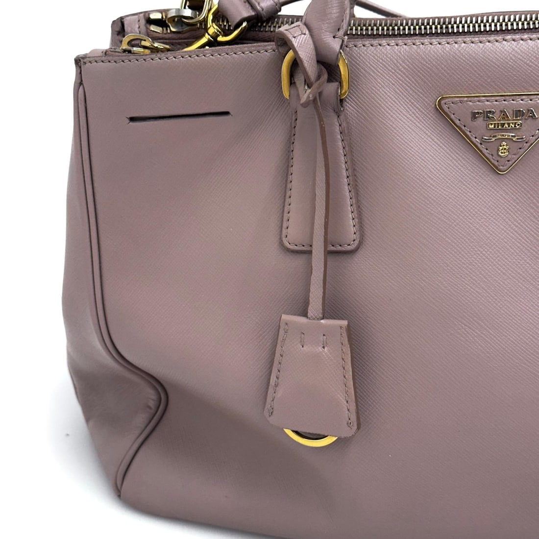 PRADA Galleria Large Bag in Saffiano Lux Powder - 9