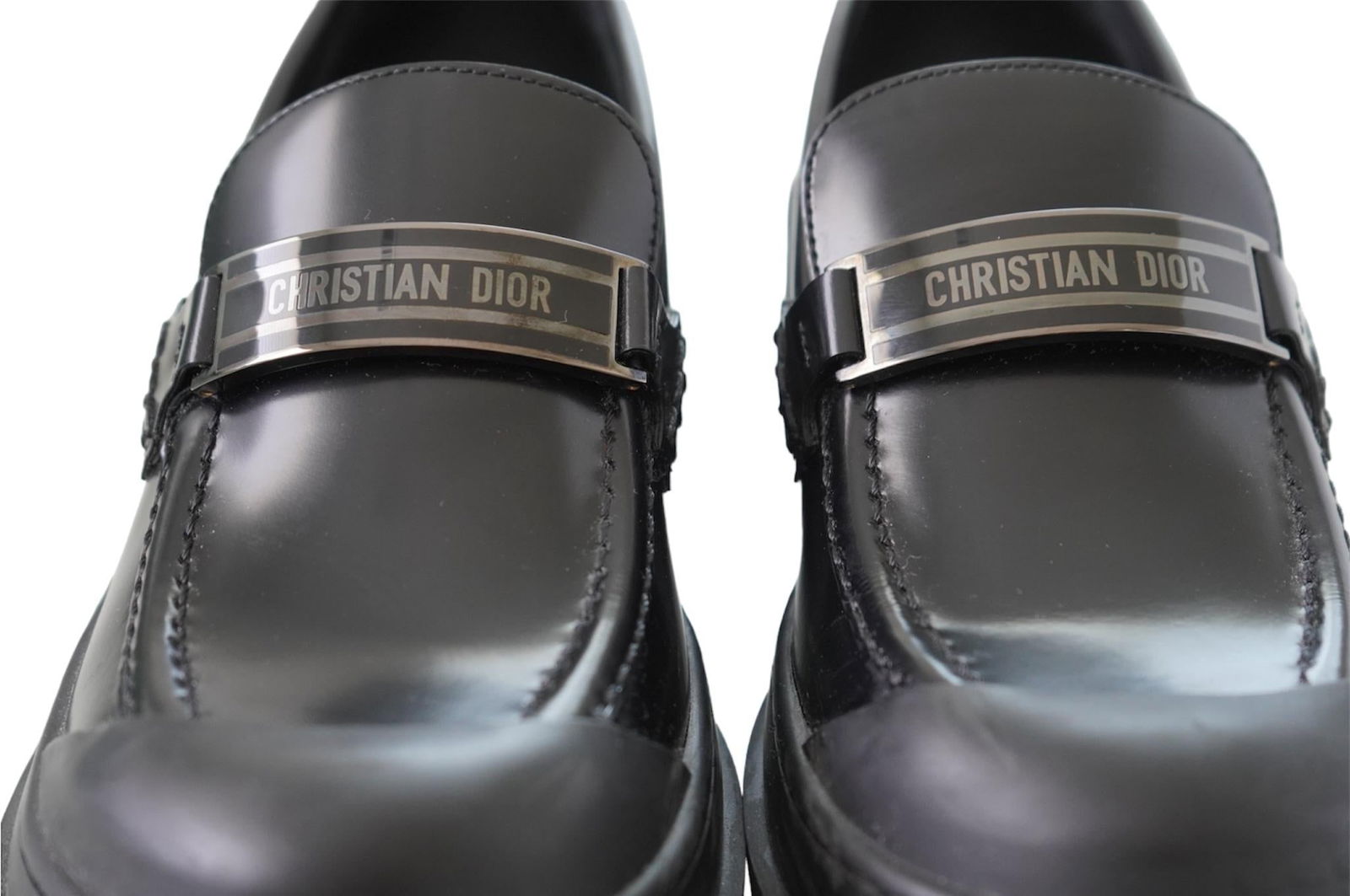 Christian Dior Code Black Loafer Sz 38 - 11