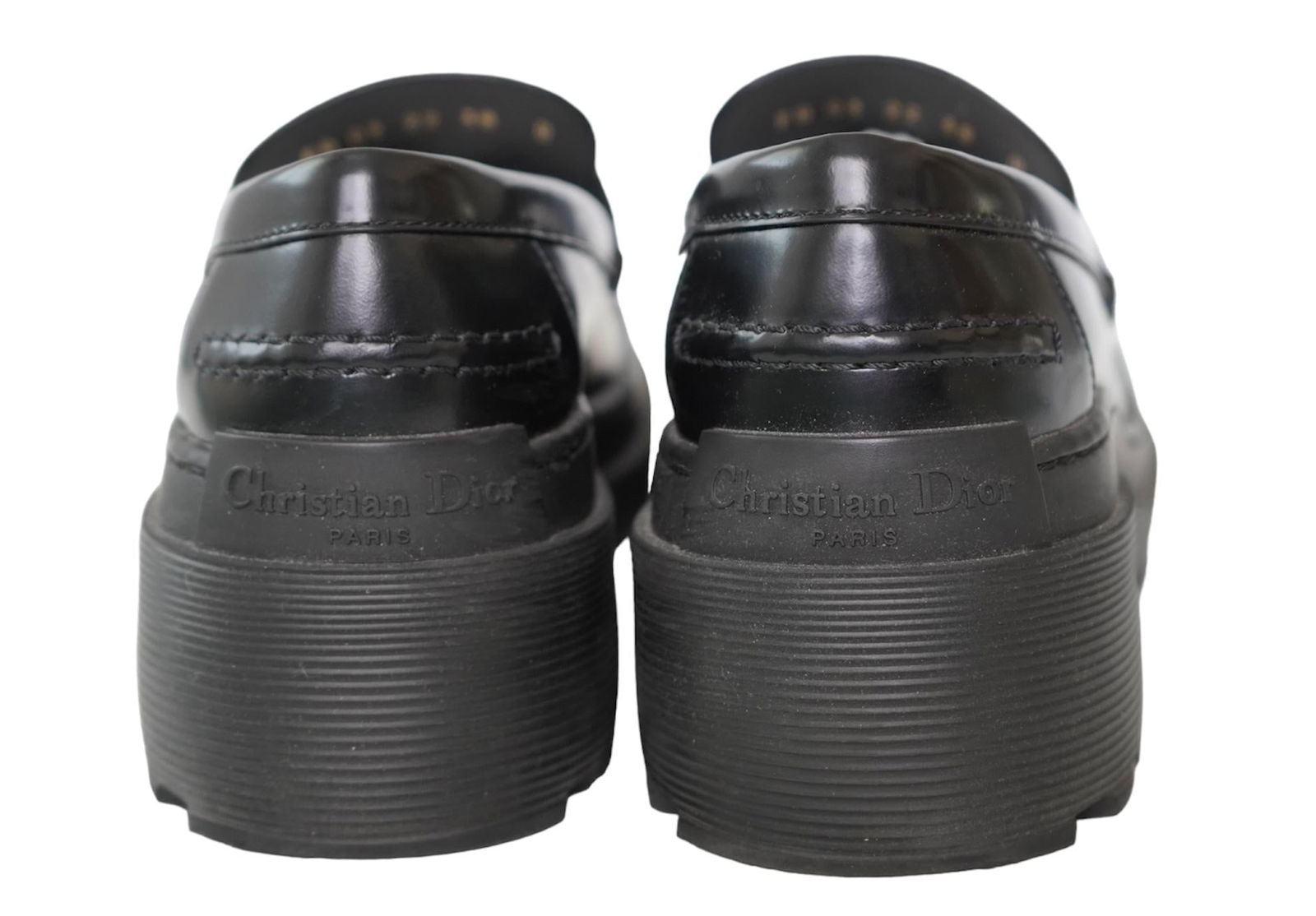 Christian Dior Code Black Loafer Sz 38 - 3