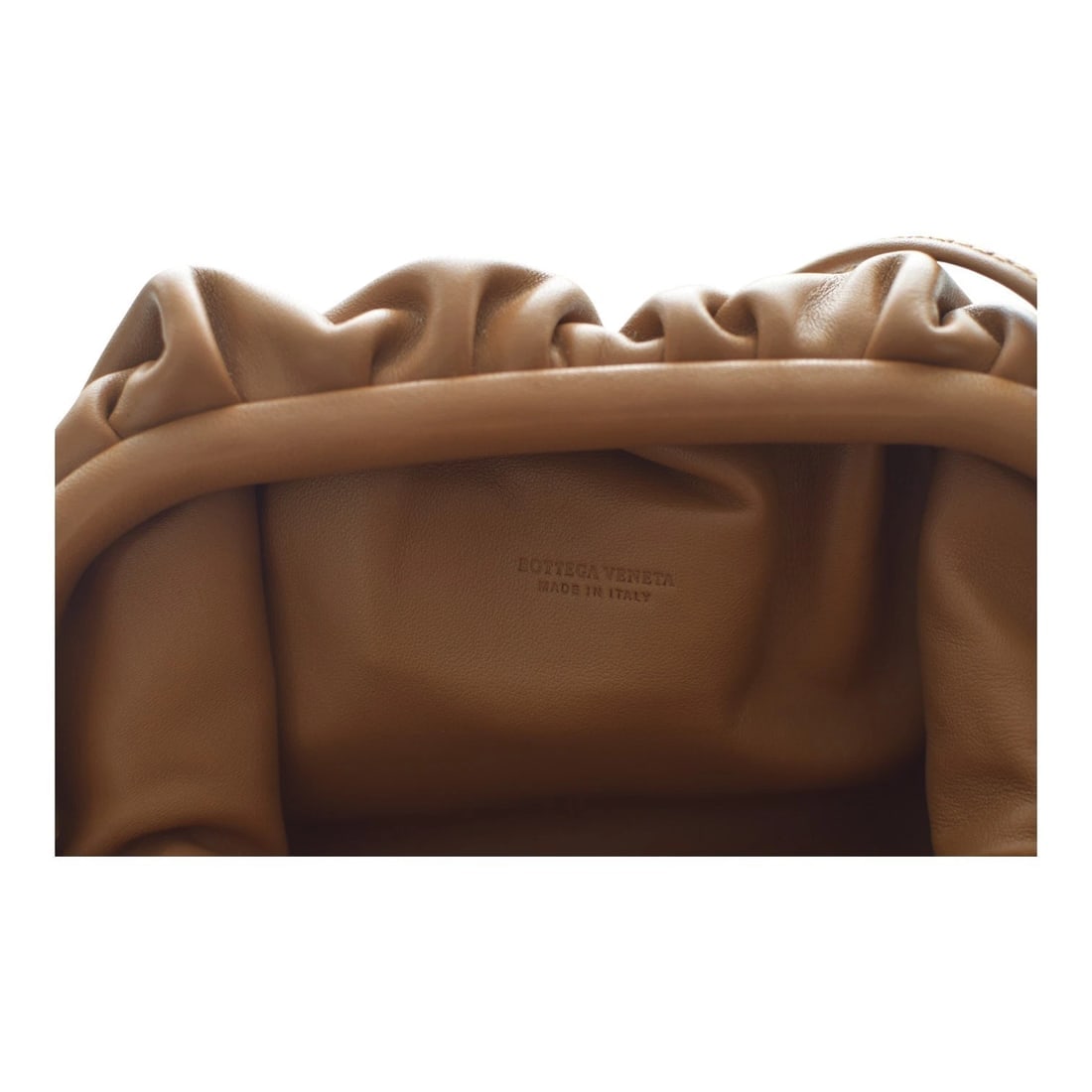 Bottega Veneta Camel Brown Lambskin The Mini Pouch crossbody bag - 12