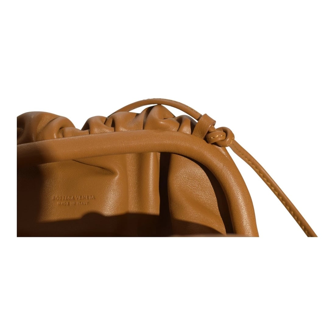 Bottega Veneta Camel Brown Lambskin The Mini Pouch crossbody bag - 13