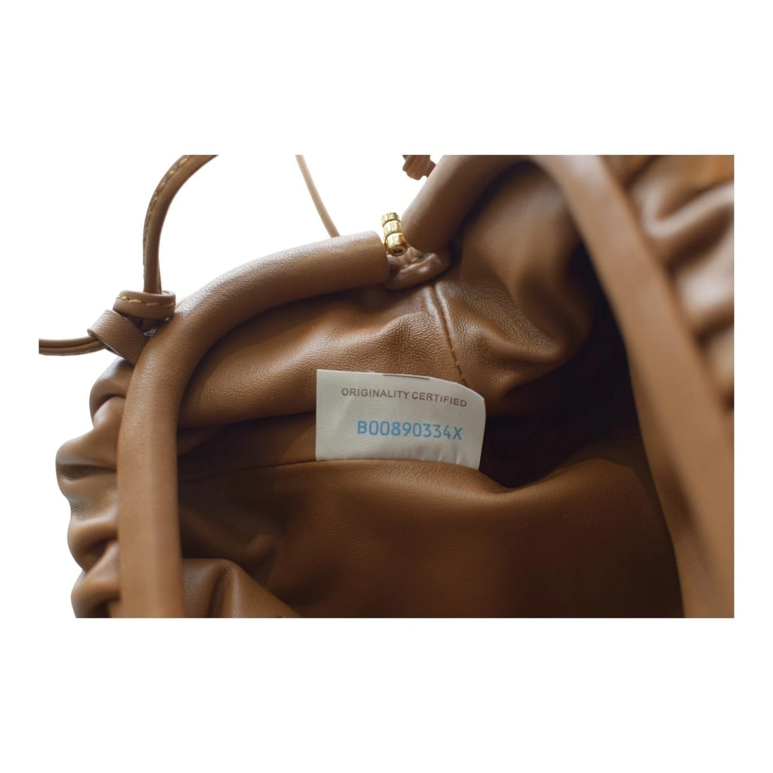 Bottega Veneta Camel Brown Lambskin The Mini Pouch crossbody bag - 15