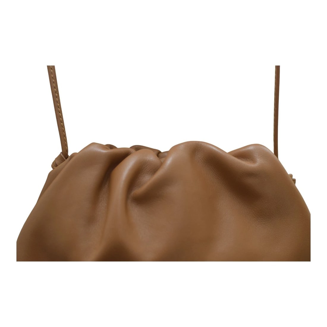 Bottega Veneta Camel Brown Lambskin The Mini Pouch crossbody bag - 17