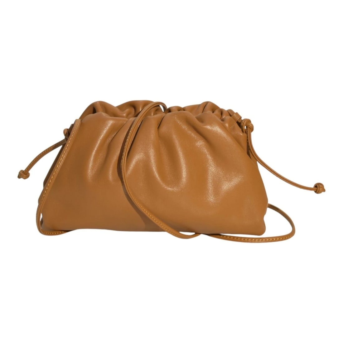 Bottega Veneta Camel Brown Lambskin The Mini Pouch crossbody bag - 2