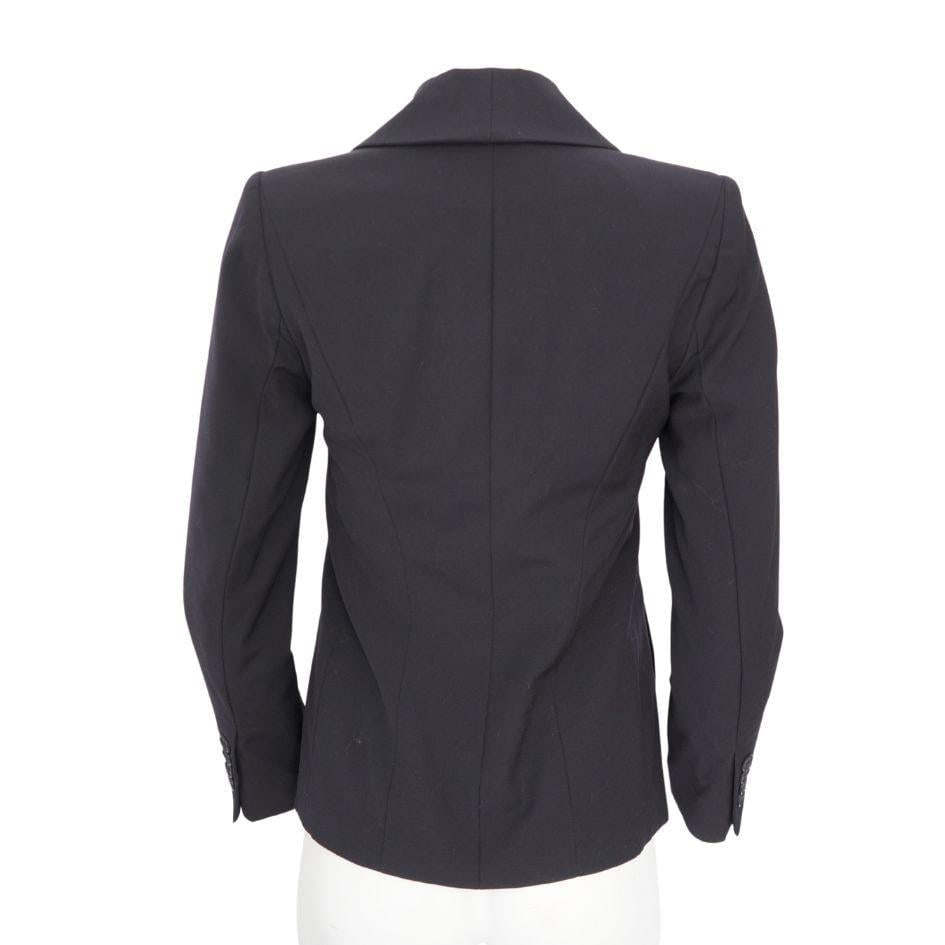 Hermès Navy 4-button Wool Jacket - 18