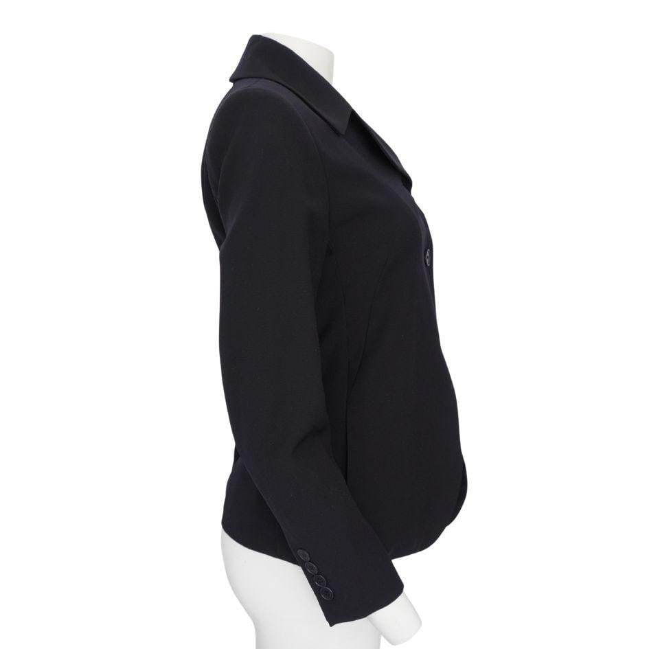 Hermès Navy 4-button Wool Jacket - 19