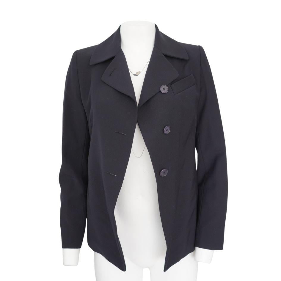 Hermès Navy 4-button Wool Jacket - 2