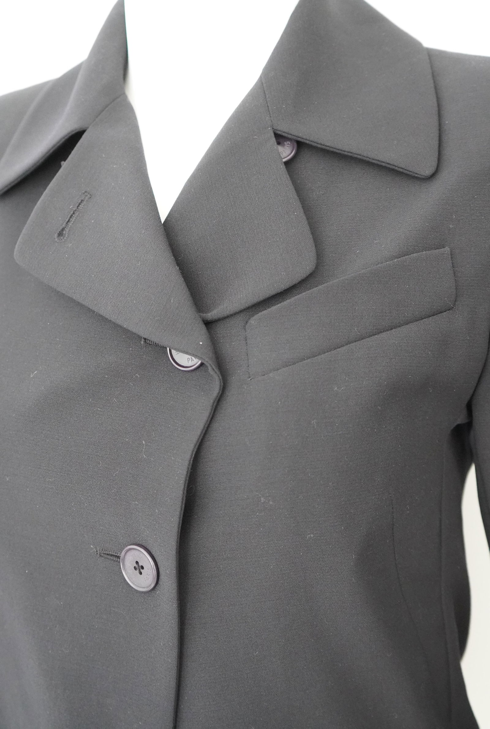 Hermès Navy 4-button Wool Jacket - 4