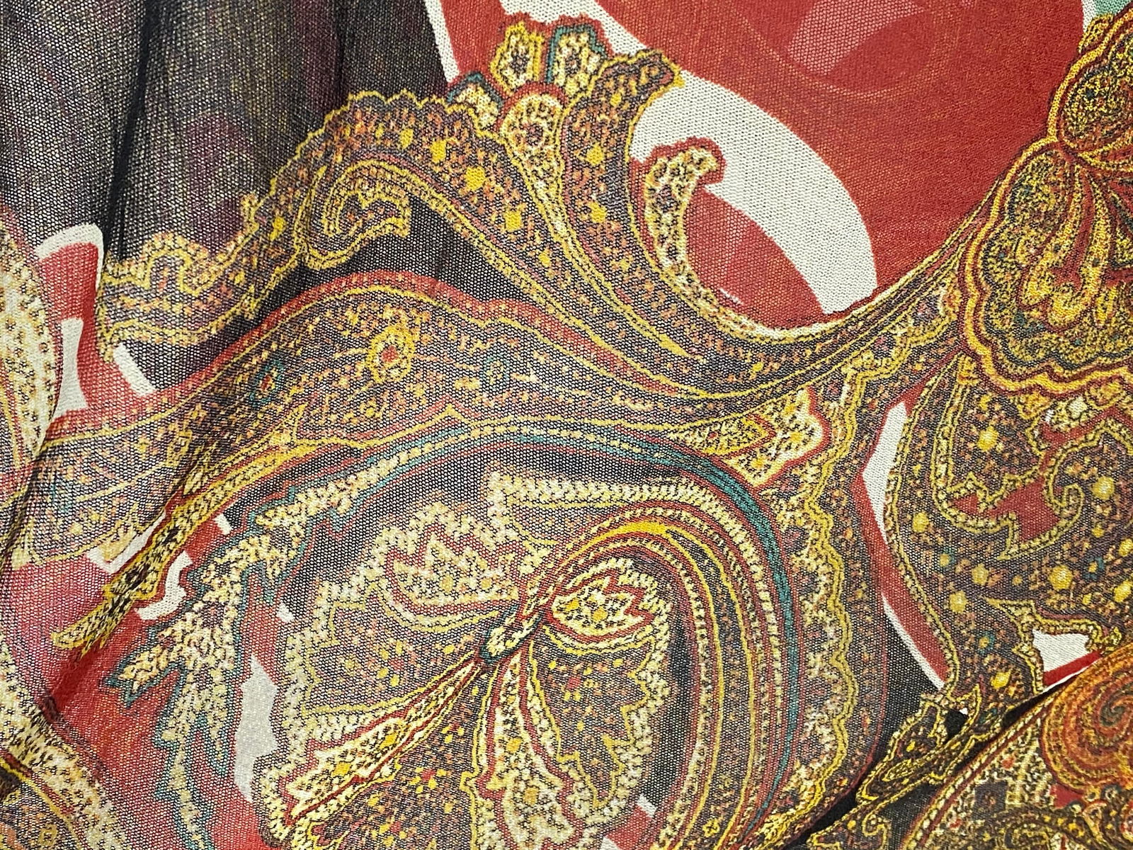 Vintage Jean Paul Gaultier Multicolor Mesh Poncho Cover Up Top Size M - 11