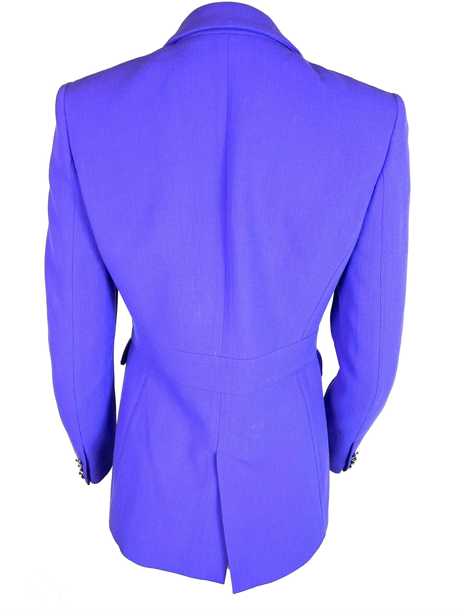 Emilio Pucci Purple Blazer Jacket, Size 8 - 9