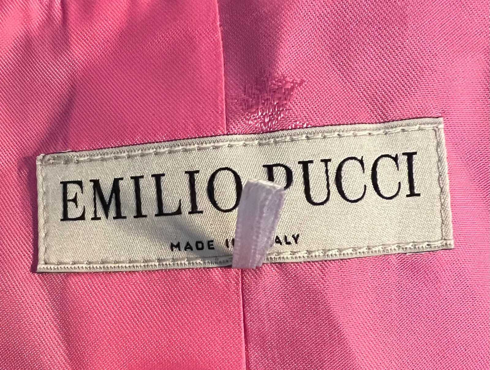 Emilio Pucci Purple Blazer Jacket, Size 8 - 10