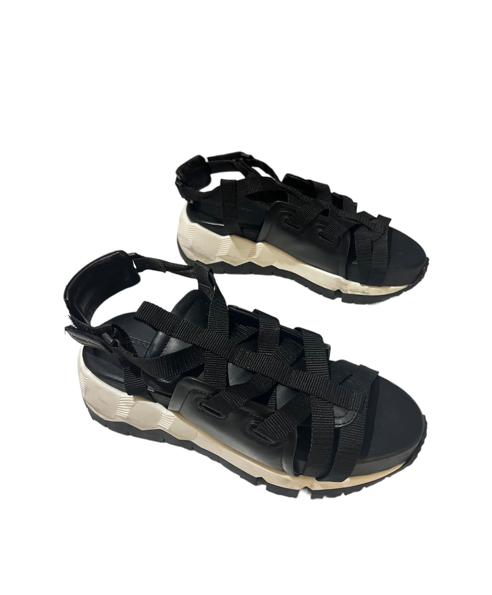 Pierre Hardy Black and White Sandals Shoes, Size 39 - 17